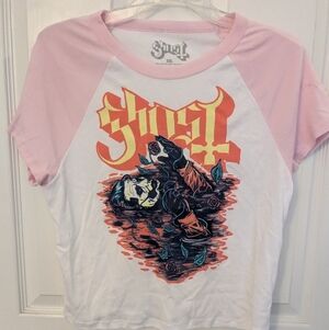 Ghost  Pre Raphealite Papa Cropped Raglan